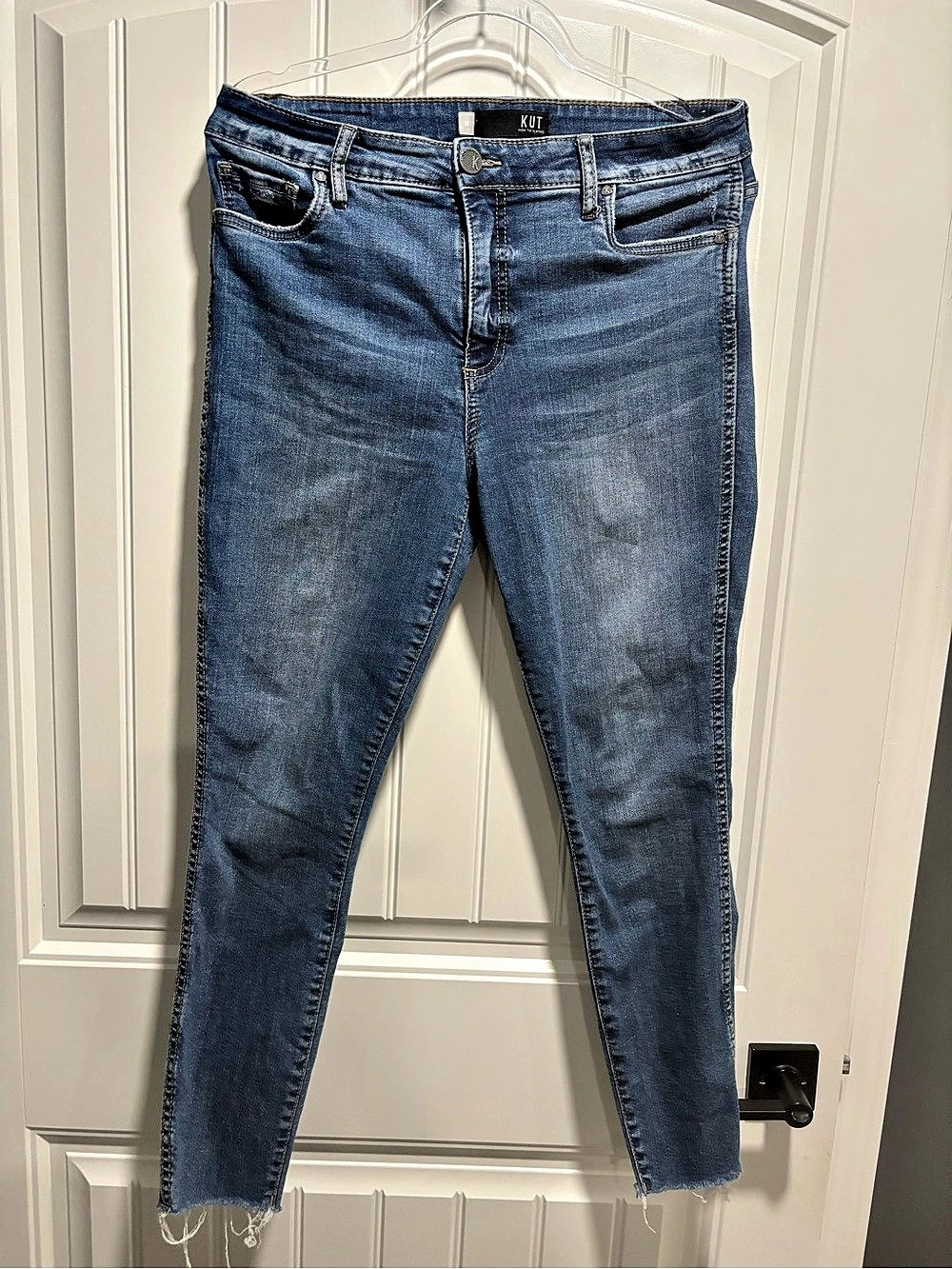 KUT from the Kloth Skinny Jeans Blue Waist 10